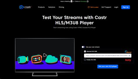YoSinTV Player: Online MP4/M3U8/HLS Player.